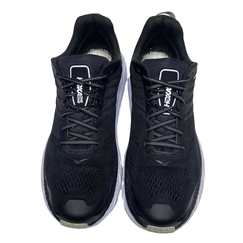 Hoka One One Clifton 6 Running Shoes Black/White 1102872 BWHT - Men's Size 10.5 - Picture 3 of 10